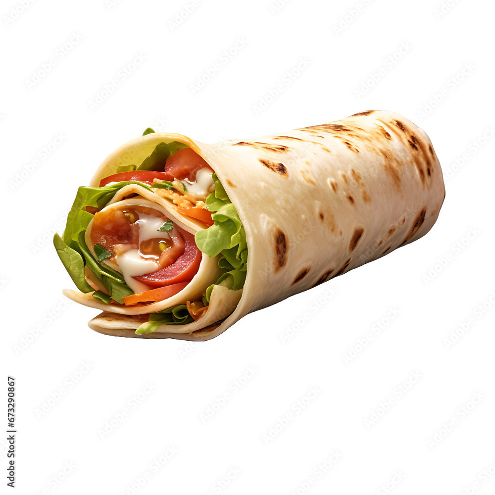 vegetable wrap sauce on a transparent background vegetable wrap sauce on a transparent background