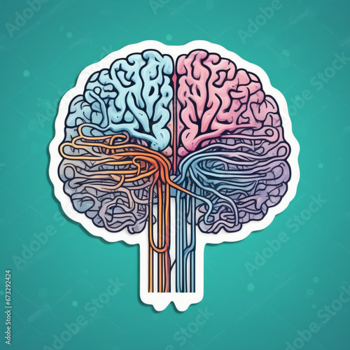 The Intricate Neural Landscape Mapping the Crown of Human Intelligence photo