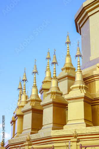 golden domes of the church