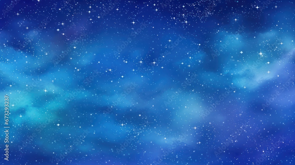 Milky Way Glittering Starry Sky Space Handwritten Background Material, Generative AI