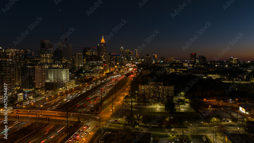 Fototapeta premium City View of Atlanta Skyline