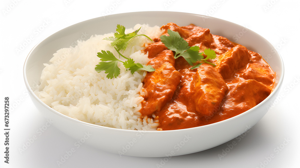 chicken and rice. Rice with chicken curry. chicken and rice. Rice with chicken curry.
