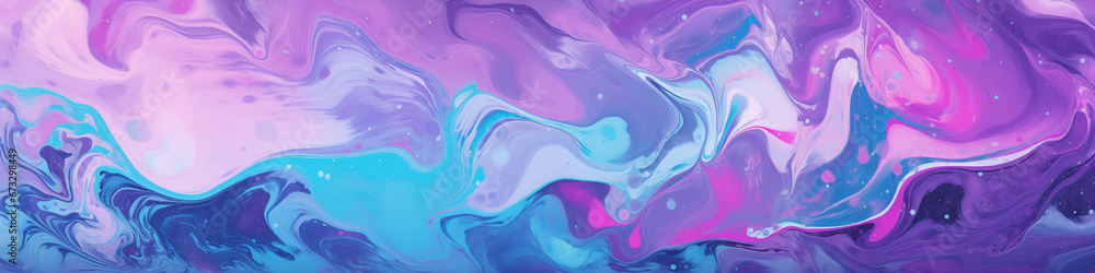 Fluid art background banner, liquid, marble, gorizontal print, space for text Fluid art background banner, liquid, marble, gorizontal print, space for text