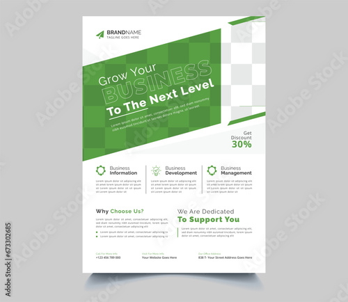 Annual report brochure flyer template, Blue cover design, business advertisement, magazine ads, catalog vector layout in A4 size