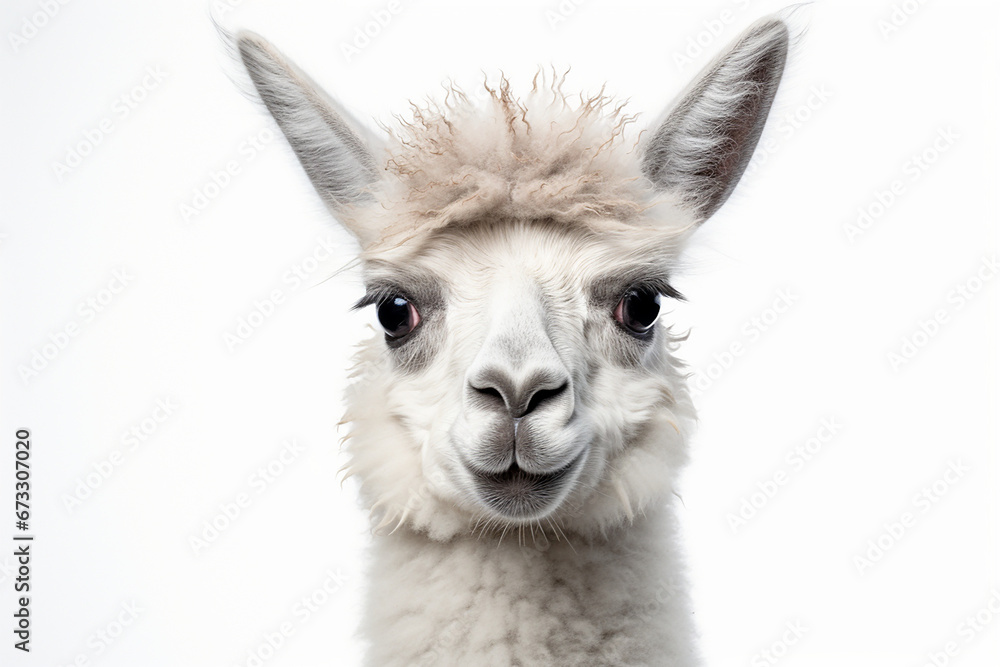 Llama,  Lama, Close Up Of A White Llama, Close Up Of A Llama
