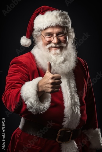 Smiling Santa Claus by Generative AI