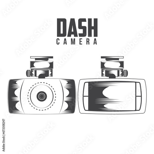 Dash camera Vector Stock Illustration vintageretro  Dash camera photo