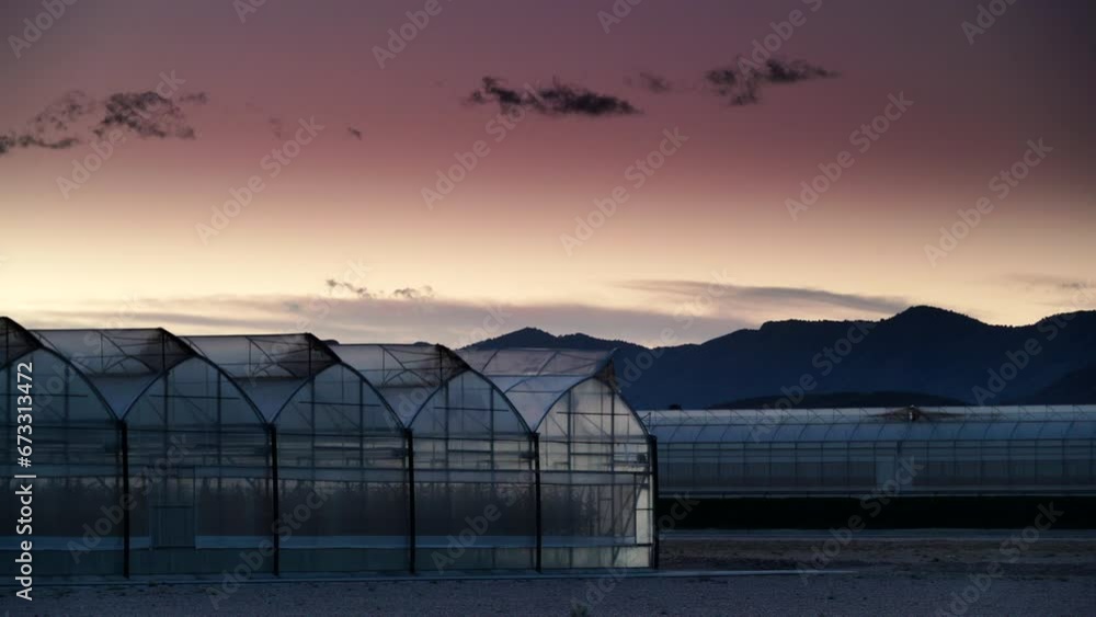 Big commercial greenhouses. Industrial agriculture. Murcia region, Spain. Big commercial greenhouses. Industrial agriculture. Murcia region, Spain.