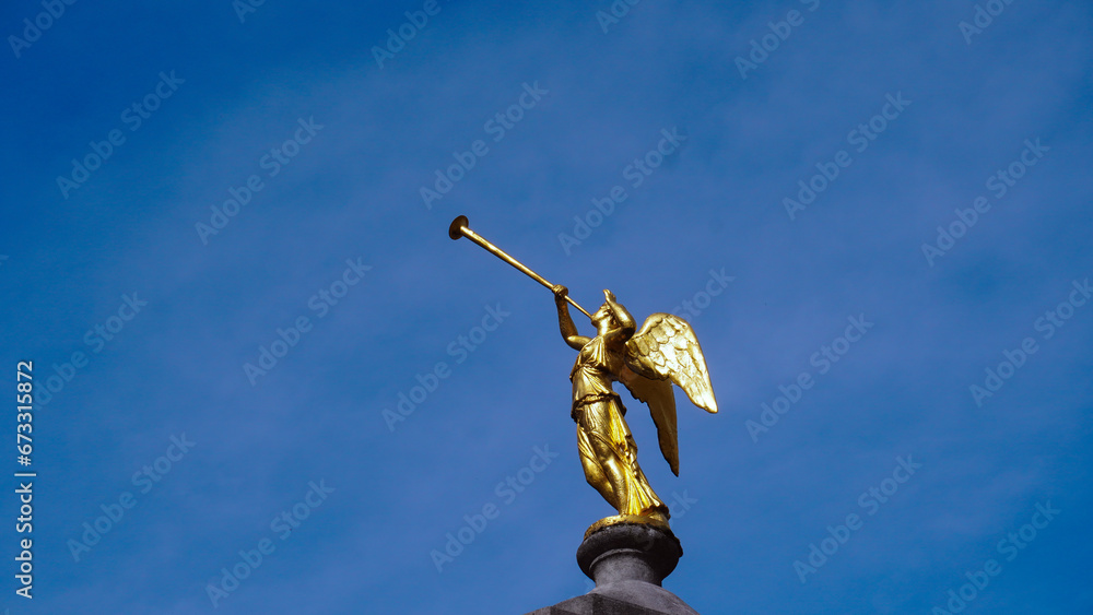 Engel auf der Pompe de l'Ange in Namur