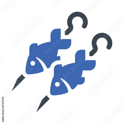 Fish skewer Icon