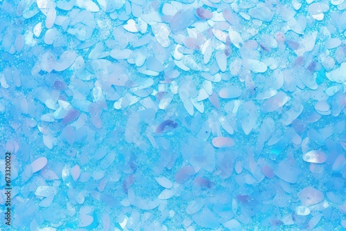 Blue holographic glitter background