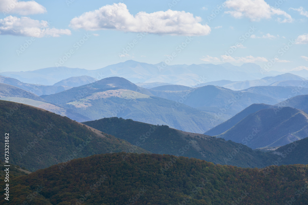 Fototapeta premium Monte Cucco regional park in Umbria, Italy