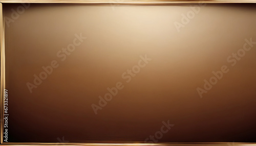 Abstract Luxury Brown Background Border Frame with Copy Space, blank web or template brochure