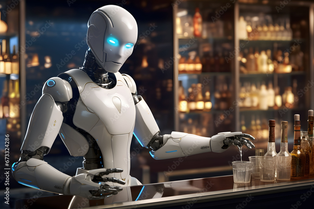 Humanoid an der Bar Humanoid an der Bar