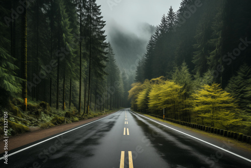 road in the mountains