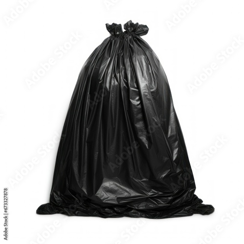 Black garbage bag