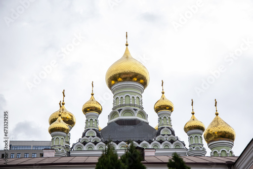 Domes of Saint Nicholas Cathedral the Holy Intercession Convent for Women