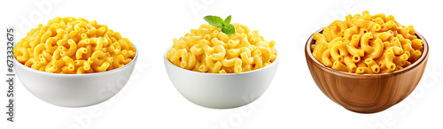 set of macaroni in a bowl photo