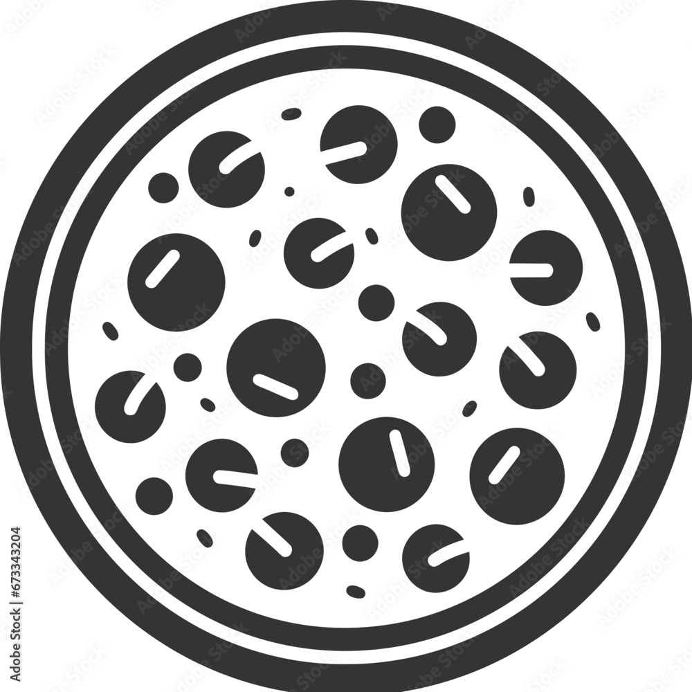 Sausage Pizza Icon Sausage Pizza Icon