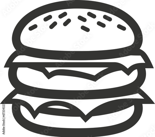 Triple Cheeseburger Icon
