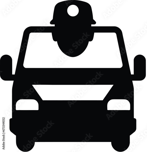 Ambulance Driver Icon