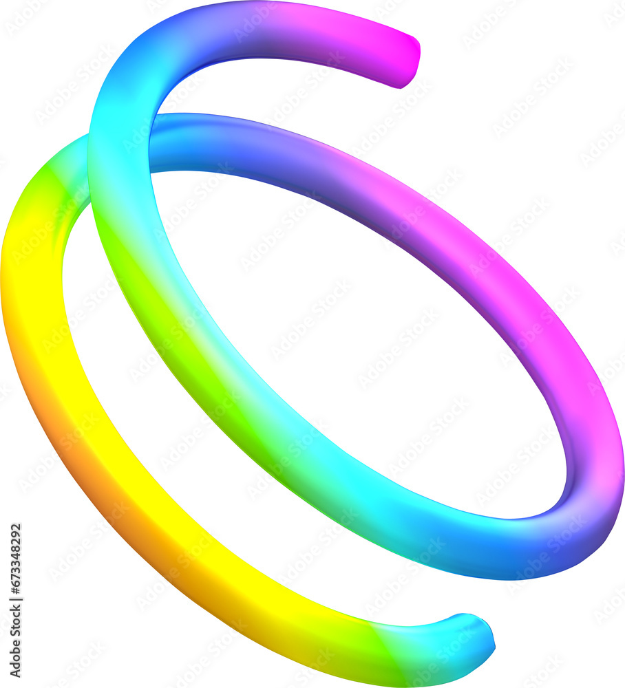 3d Psychedelic Gradient Spiral Decorations 3d Psychedelic Gradient Spiral Decorations