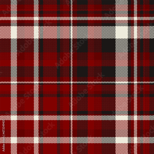 Seamless vector tartan of pattern background plaid with a fabric texture textile check.