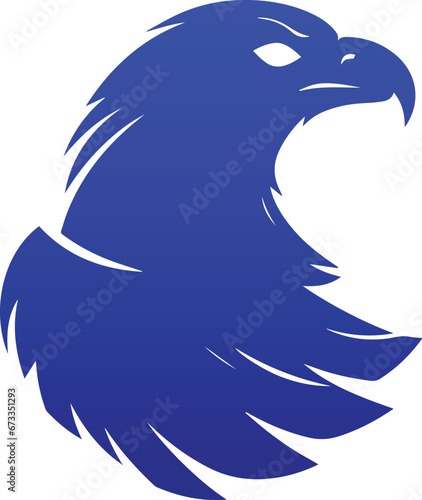 Eagle logo. Eagle vector icon. Eagle head silhouette. Eagle logo.