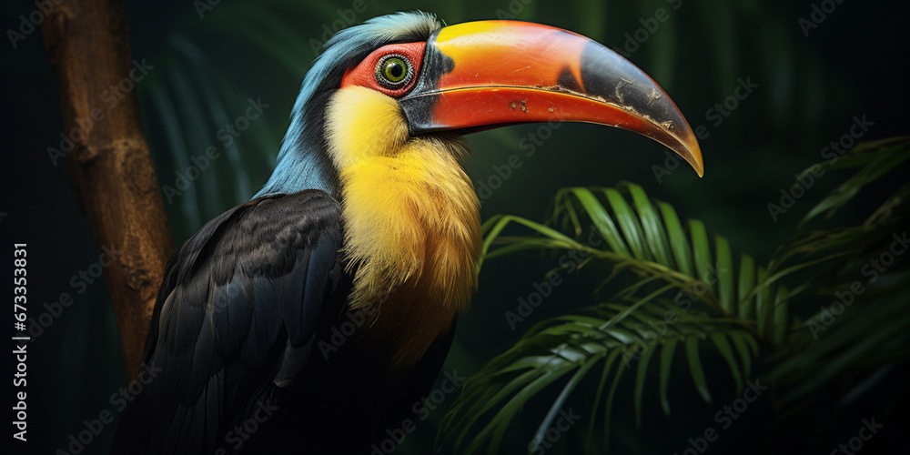 yellow billed toucan