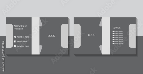 corporate business card template vector business card template, Double sided creative business card