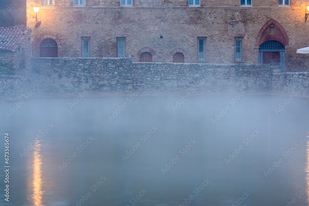 Obraz premium natural term in bagno vignone, italy