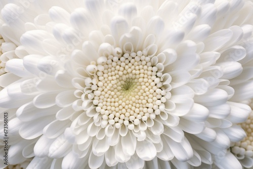 Asteraceae flower in white color on a floral backdrop. Generative AI