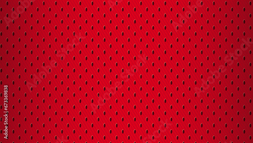 Seamless vector pattern repeating texture swatch jersey fabric athletic sports gear red