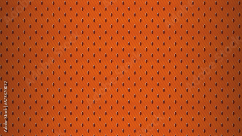 Seamless vector pattern repeating texture swatch jersey fabric athletic sports gear orange