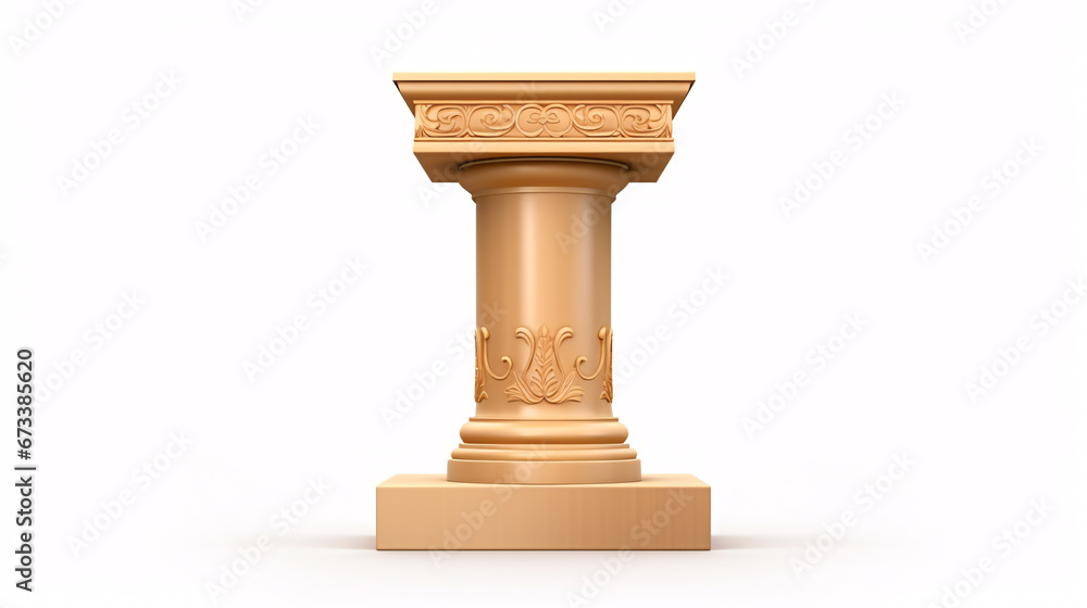 A visually-appealing stand set apart on a plain white backdrop. A visually-appealing stand set apart on a plain white backdrop.