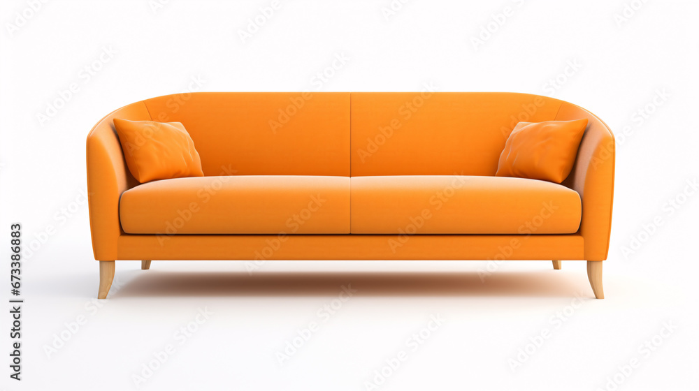 Luxurious couch segregated on a light backdrop, forming a home decor idea. Luxurious couch segregated on a light backdrop, forming a home decor idea.