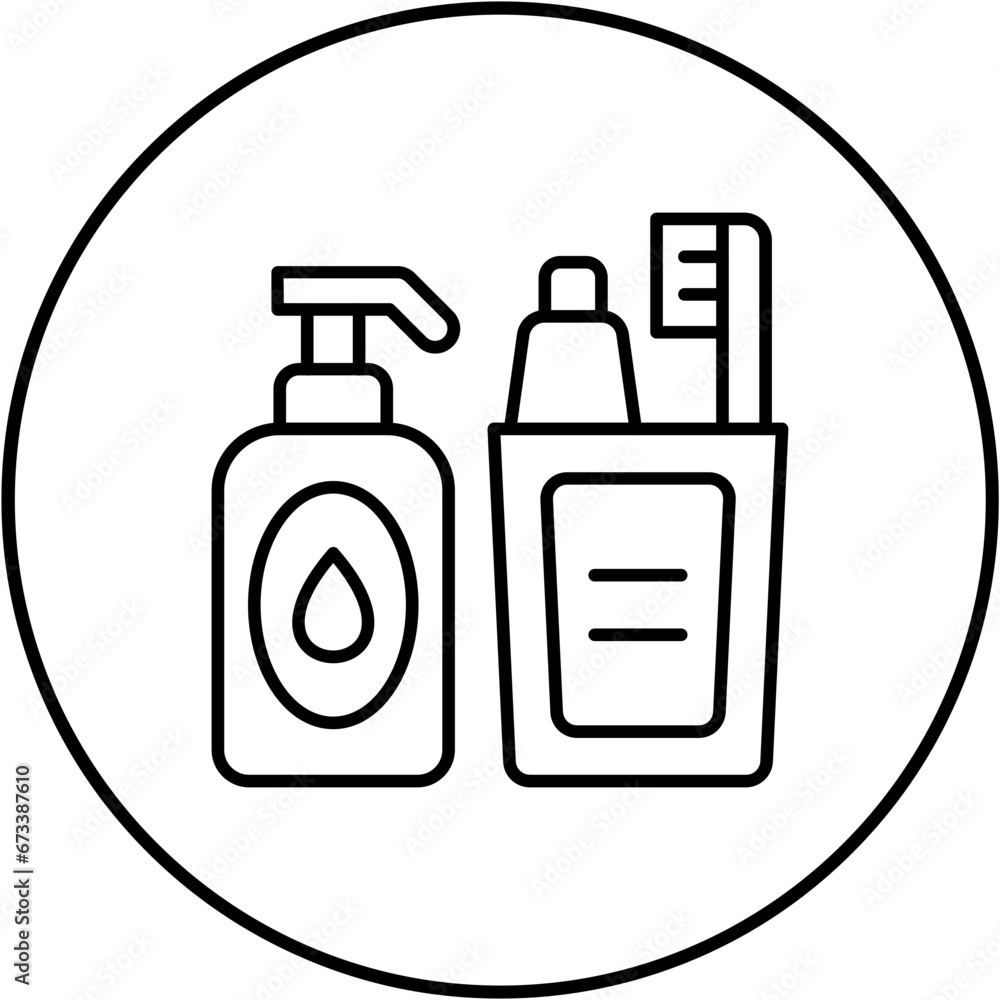 Toiletries Icon Toiletries Icon