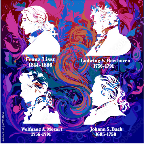 4 Great Composers 4人の大作曲家