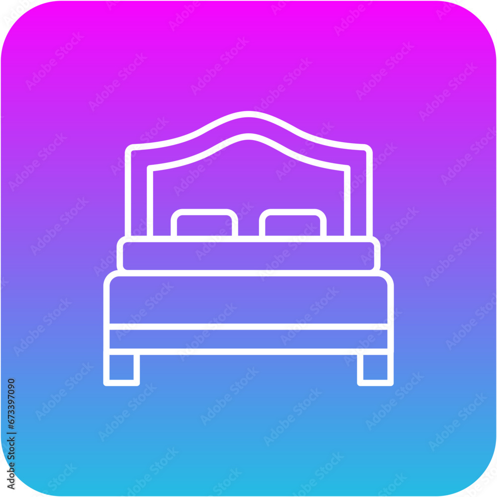 Double Bed Icon Double Bed Icon