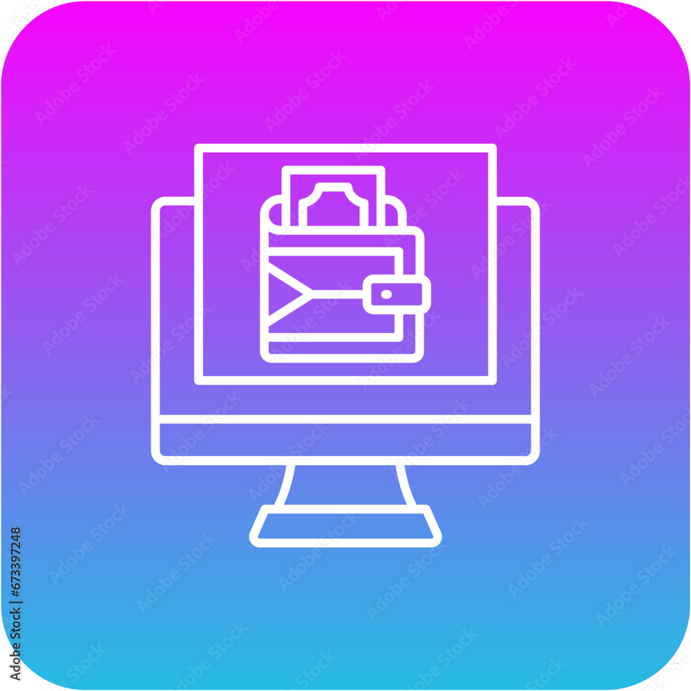 Digital Wallet Icon Digital Wallet Icon