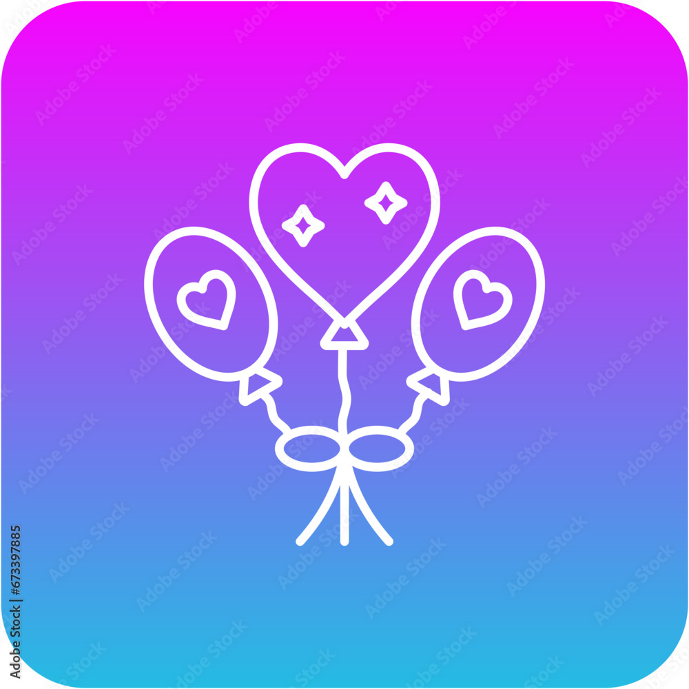 Balloons Icon