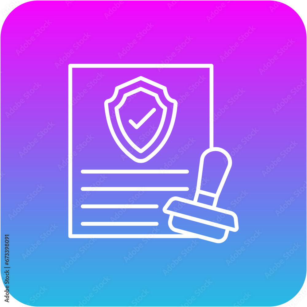 Obraz premium Approval Icon