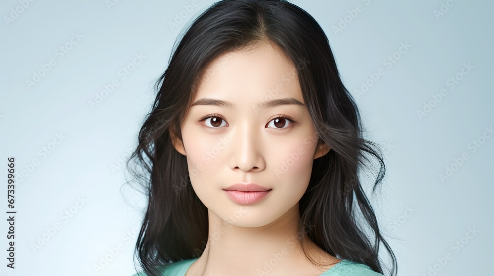 asian woman with fresh face asian woman with fresh face
