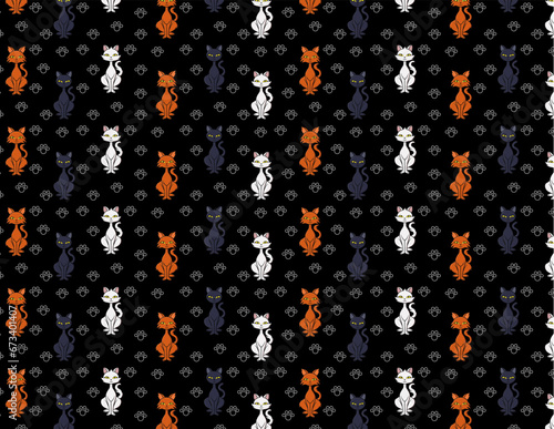Three Cats Pattern