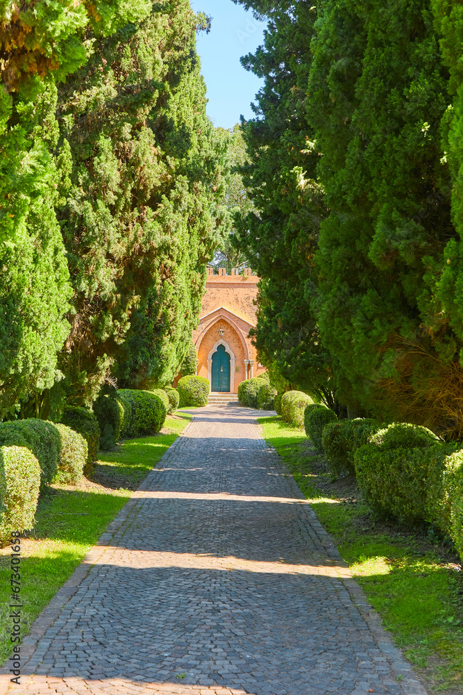 Beautiful small castle in the famous park garden sigurta, ( parco giardino sigurta ) near the village of valeggio on the mincio. Italy. Beautiful small castle in the famous park garden sigurta, ( parco giardino sigurta ) near the village of valeggio on the mincio. Italy.
