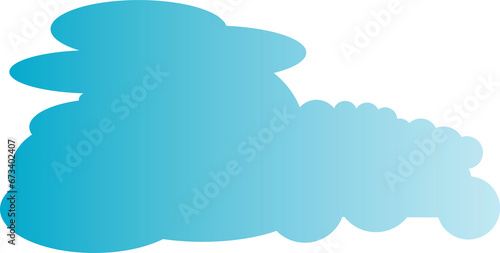 Fototapeta Naklejka Na Ścianę i Meble -  Blue Cloudscape Illustration
