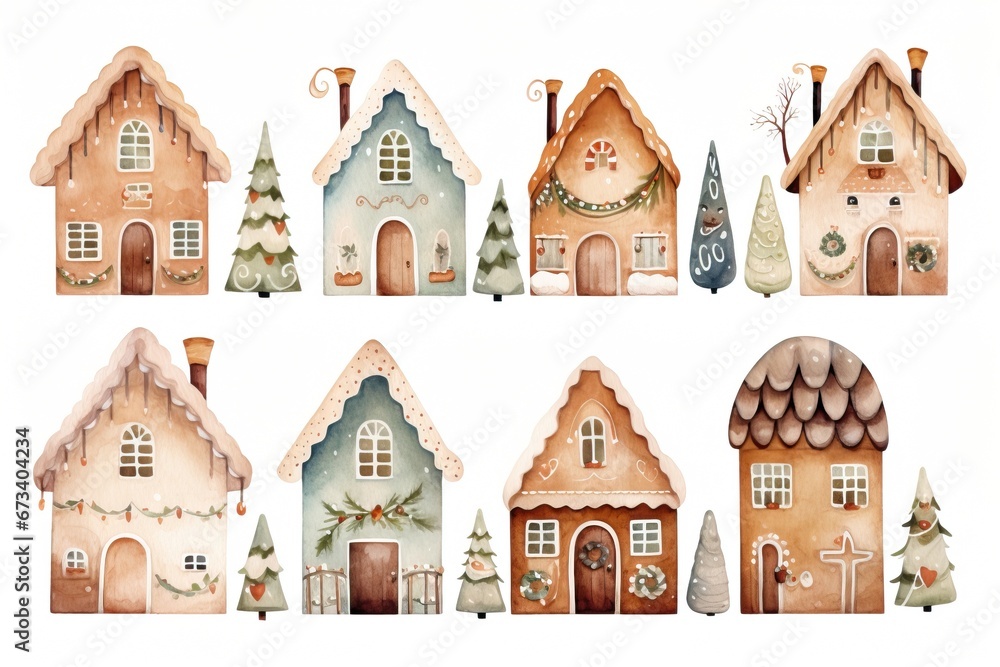 Whimsical Christmas Gingerbread Houses Delight Everyon