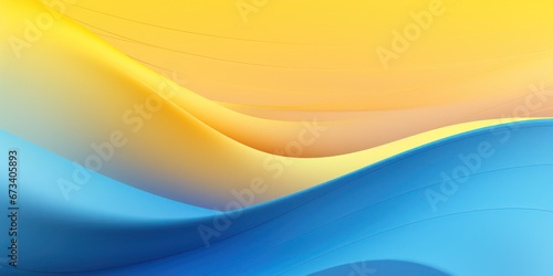 A wavy gradient from yellow to blue, background