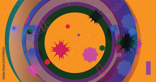 Abstract background design, the colorful background uses for advertising, book page, paintings, printing, mobile backgrounds, book, covers, screen savers, web page,