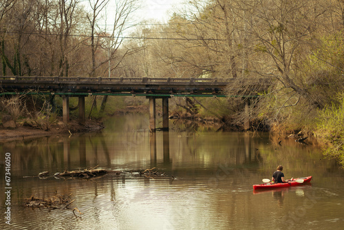 canoe on lake